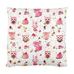 Pink Woodland Animals, Koteto Standard Cushion Case (Two Sides)