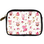 Pink Woodland Animals, Koteto Digital Camera Leather Case