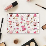 Pink Woodland Animals, Koteto Cosmetic Bag (Medium)