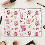 Pink Woodland Animals, Koteto Cosmetic Bag (XL)