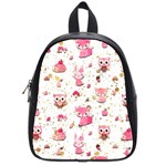 Pink Woodland Animals, Koteto School Bag (Small)