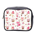 Pink Woodland Animals, Koteto Mini Toiletries Bag (Two Sides)