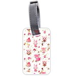 Pink Woodland Animals, Koteto Luggage Tag (one side)