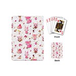 Pink Woodland Animals, Koteto Playing Cards Single Design (Mini)