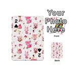 Pink Woodland Animals, Koteto Playing Cards 54 Designs (Mini)