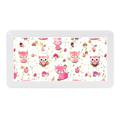 Pink Woodland Animals, Koteto Memory Card Reader (Mini) from ArtsNow.com Front