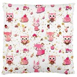 Pink Woodland Animals, Koteto Large Cushion Case (One Side)