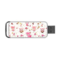 Pink Woodland Animals, Koteto Portable USB Flash (Two Sides) from ArtsNow.com Front