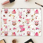 Pink Woodland Animals, Koteto Cosmetic Bag (XXL)