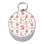 Pink Woodland Animals, Koteto Mini Silver Compasses