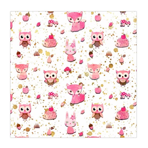 Pink Woodland Animals, Koteto Duvet Cover (Queen Size) from ArtsNow.com Front