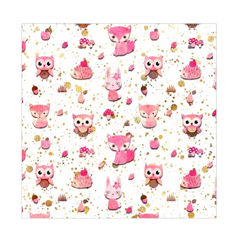 Pink Woodland Animals, Koteto Duvet Cover Double Side (Full/ Double Size) from ArtsNow.com Front