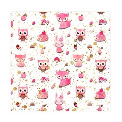 Pink Woodland Animals, Koteto Duvet Cover Double Side (Full/ Double Size) from ArtsNow.com Front