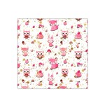 Pink Woodland Animals, Koteto Satin Bandana Scarf 22  x 22 