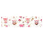 Pink Woodland Animals, Koteto Oblong Satin Scarf (16  x 60 )