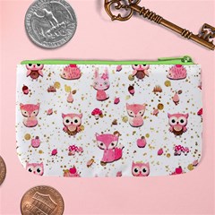 Pink Woodland Animals, Koteto Large Coin Purse from ArtsNow.com Back