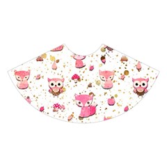 Pink Woodland Animals, Koteto Midi Sleeveless Dress from ArtsNow.com Skirt Front