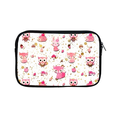 Pink Woodland Animals, Koteto Apple MacBook Pro 13  Zipper Case from ArtsNow.com Front