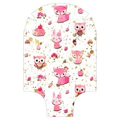 Pink Woodland Animals, Koteto Luggage Cover (Small) from ArtsNow.com Front