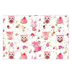 Pink Woodland Animals, Koteto Belt Pouch Bag (Small) from ArtsNow.com Loop