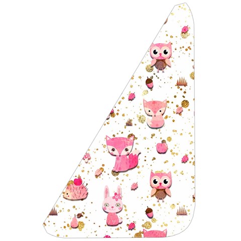 Pink Woodland Animals, Koteto Belt Pouch Bag (Large) from ArtsNow.com Front Left