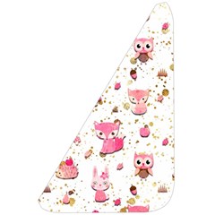 Pink Woodland Animals, Koteto Belt Pouch Bag (Large) from ArtsNow.com Front Left