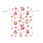 Pink Woodland Animals, Koteto Lightweight Drawstring Pouch (M)