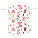 Pink Woodland Animals, Koteto Lightweight Drawstring Pouch (XL)