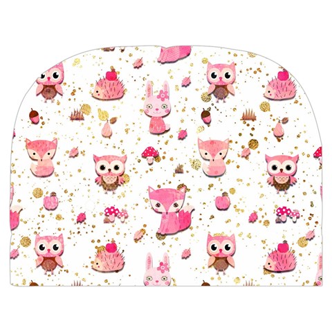 Pink Woodland Animals, Koteto Make Up Case (Medium) from ArtsNow.com Back