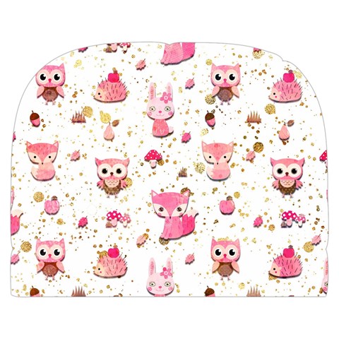 Pink Woodland Animals, Koteto Make Up Case (Large) from ArtsNow.com Front