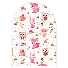 Pink Woodland Animals, Koteto Microwave Oven Glove from ArtsNow.com Front