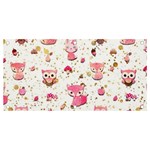 Pink Woodland Animals, Koteto Banner and Sign 4  x 2 