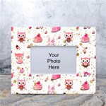 Pink Woodland Animals, Koteto White Tabletop Photo Frame 4 x6 