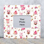 Pink Woodland Animals, Koteto White Wall Photo Frame 5  x 7 