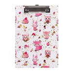 Pink Woodland Animals, Koteto A5 Acrylic Clipboard