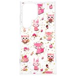 Pink Woodland Animals, Koteto Samsung Galaxy S24 Plus 6.7 Inch TPU UV Case