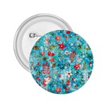 Snowy Winter Foliage, Adoxali, Christmas, Berry, Blue 2.25  Buttons