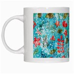 Snowy Winter Foliage, Adoxali, Christmas, Berry, Blue White Mug