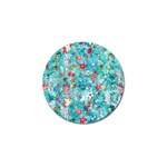 Snowy Winter Foliage, Adoxali, Christmas, Berry, Blue Golf Ball Marker