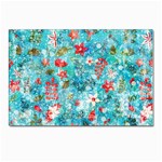 Snowy Winter Foliage, Adoxali, Christmas, Berry, Blue Postcard 4 x 6  (Pkg of 10)