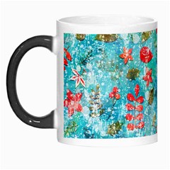 Snowy Winter Foliage, Adoxali, Christmas, Berry, Blue Morph Mug from ArtsNow.com Left