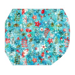 Snowy Winter Foliage, Adoxali, Christmas, Berry, Blue Belt Pouch Bag (Large) from ArtsNow.com Tape