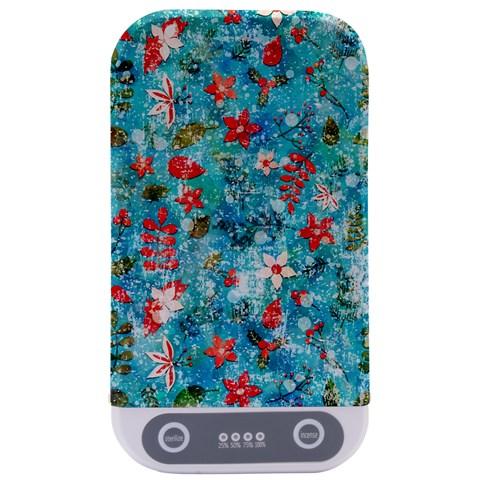 Snowy Winter Foliage, Adoxali, Christmas, Berry, Blue Sterilizers from ArtsNow.com Front