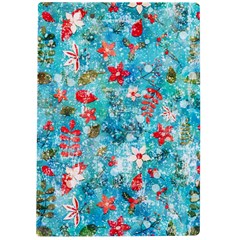 Snowy Winter Foliage, Adoxali, Christmas, Berry, Blue A4 Acrylic Clipboard from ArtsNow.com Back