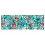 Snowy Winter Foliage, Adoxali, Christmas, Berry, Blue Banner and Sign 6  x 2 