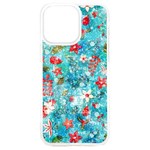 Snowy Winter Foliage, Adoxali, Christmas, Berry, Blue iPhone 15 Plus TPU UV Print Case