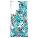 Snowy Winter Foliage, Adoxali, Christmas, Berry, Blue Samsung Galaxy S24 Plus 6.7 Inch TPU UV Case