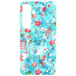 Snowy Winter Foliage, Adoxali, Christmas, Berry, Blue Samsung Galaxy S24 6.2 Inch Black TPU UV Case