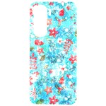 Snowy Winter Foliage, Adoxali, Christmas, Berry, Blue Samsung Galaxy S24 Plus 6.7 Inch Black TPU UV Case