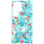 Snowy Winter Foliage, Adoxali, Christmas, Berry, Blue Samsung Galaxy S24 Ultra 6.9 Inch Black TPU UV Case